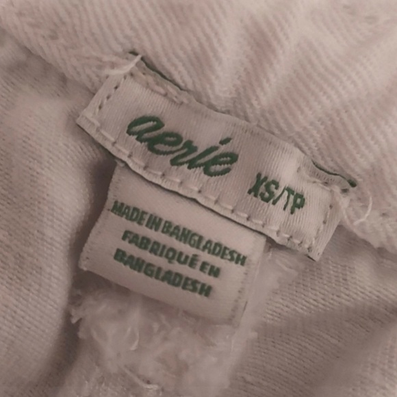 💗Aerie white denim cutoff shorts - Picture 4 of 4